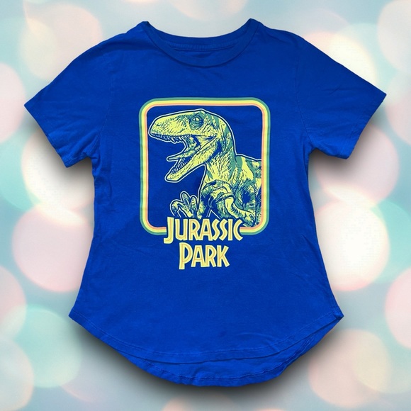 Jurassic Park Velociraptor Women’s Short Sleeve Tee Shirt Top Size M - Picture 2 of 6